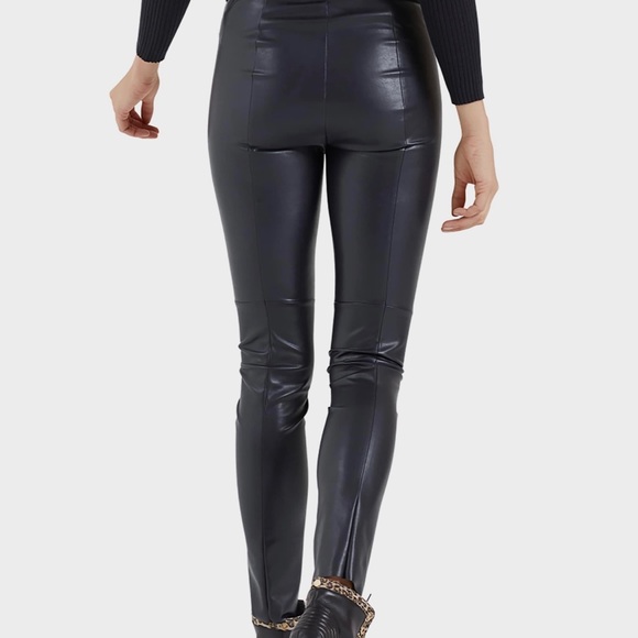 Marc Cain designer leather leggings - Picture 3 of 11